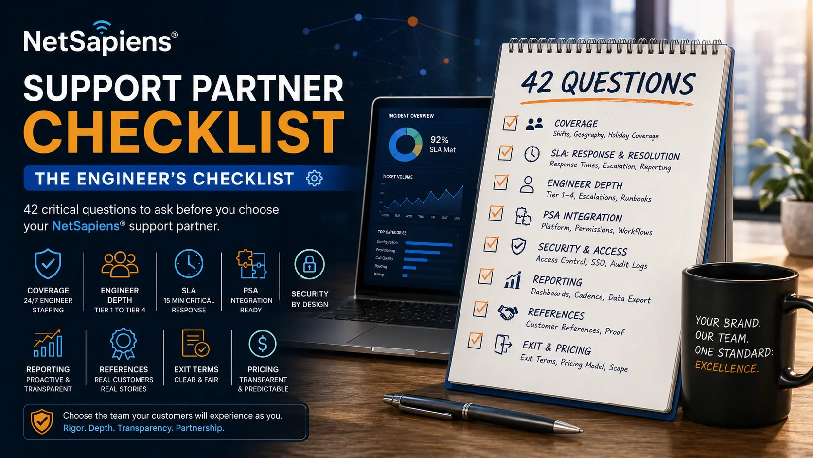 NetSapiens support partner evaluation checklist and engineer criteria